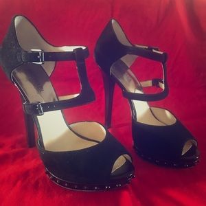 Michael kors black high heels